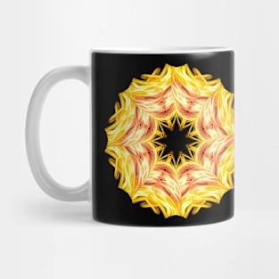 Yellow mandala Mug